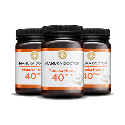 40 MGO Manuka Honey 500g - Trio Pack