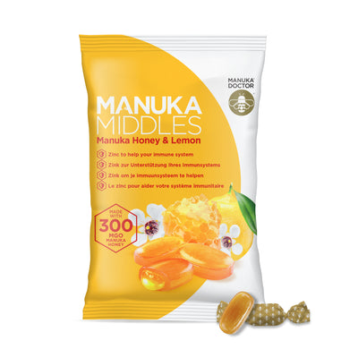 Manuka Doctor Manuka Middles - Manuka Honey & Lemon Lozenges