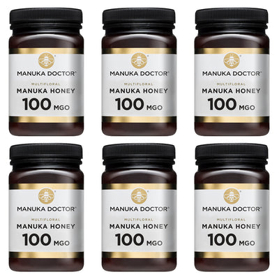 100 MGO Manuka Honey 500g - 6 Pack